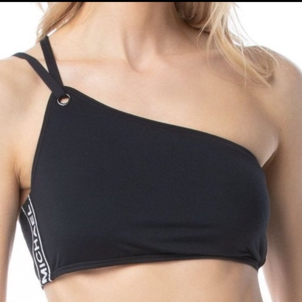 Michael Kors Strappy One Shoulder Bikini
